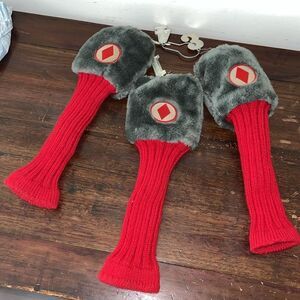 Vintage iliac style Jan Craig barrel driver head cover
1, 3,4 small driver retro